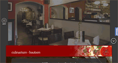 Desktop Screenshot of culinarium-bautzen.de