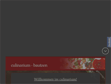 Tablet Screenshot of culinarium-bautzen.de